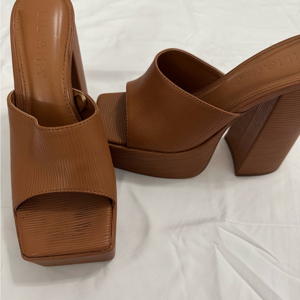 Forever 21 Brown Heels Chic and Stylish